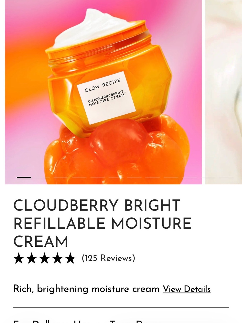 Glow Recipe Cloudberry Bright Moisture Cream 50ml